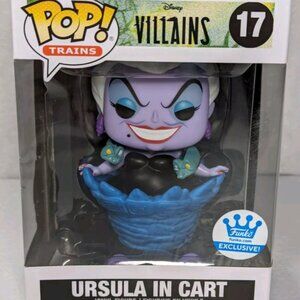 Funko Pop! Disney Villains Ursula In Cart #17 Funko Exclusive New